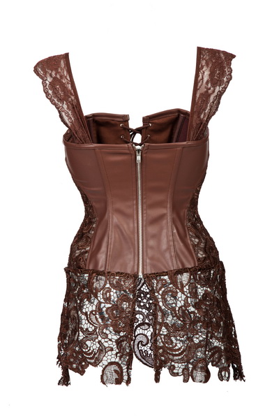 F66361 sexy Steampunk overbust corset